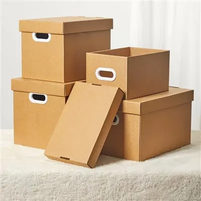 Caixa de armazenamento de roupas íntimas de papel